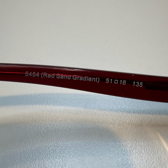 Coach Eyeglasses Frames HC6089 / 5484 (Red Sand Gradient) 51•16•135 - Picture 9 of 11